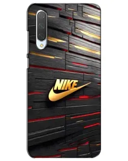 Чохол для Xiaomi Mi CC9e з картинкою «Золотий Nike на металі»