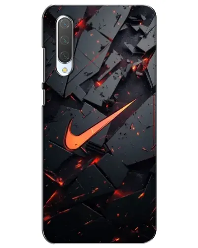 Чохол для Xiaomi Mi CC9e з картинкою «Nike — ефект розломів»