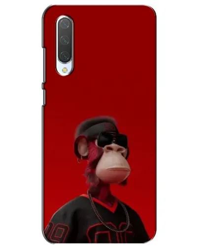 Чехол для Xiaomi Mi CC9e с картинкой «Bored Ape в красном»