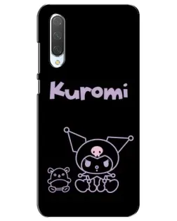 Чохол для Xiaomi Mi CC9e з картинкою «Kuromi — чорний мінімалізм»