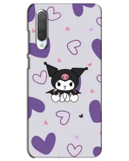 Чохол для Xiaomi Mi CC9e з картинкою «Kuromi та лавандові серця»