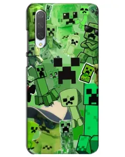 Чохол для Xiaomi Mi CC9e з картинкою «Кріпери Minecraft»