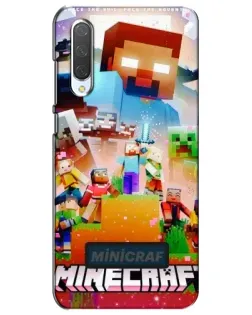 Чохол для Xiaomi Mi CC9e з картинкою «Minecraft герої гри»