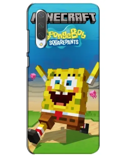 Чохол для Xiaomi Mi CC9e з картинкою «Губка Боб Minecraft» Чохол для Xiaomi Mi CC9e з картинкою «Губка Боб Minecraft»