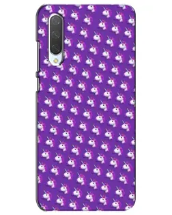 Чехол для Xiaomi Mi CC9e с картинкой «Единороги на фиолетовом»