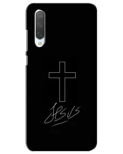 Чехол для Xiaomi Mi CC9e с картинкой «Графический крест Jesus» Чехол для Xiaomi Mi CC9e с картинкой «Графический крест Jesus»