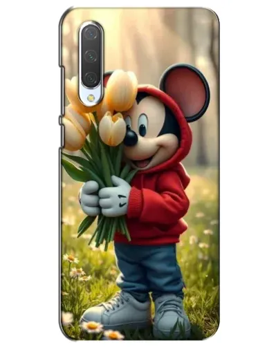 Чехол для Xiaomi Mi CC9e с картинкой «Микки с тюльпанами» Чехол для Xiaomi Mi CC9e с картинкой «Микки с тюльпанами»