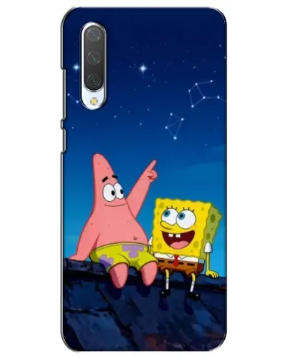Чехол для Xiaomi Mi CC9e с картинкой «Губка Боб и Патрик ночью» Чехол для Xiaomi Mi CC9e с картинкой «Губка Боб и Патрик ночью»