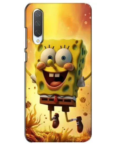 Чехол для Xiaomi Mi CC9e с картинкой «Губка Боб прыгает» Чехол для Xiaomi Mi CC9e с картинкой «Губка Боб прыгает»