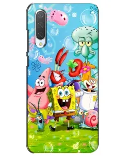 Чехол для Xiaomi Mi CC9e с картинкой «Губка Боб и друзья» Чехол для Xiaomi Mi CC9e с картинкой «Губка Боб и друзья»