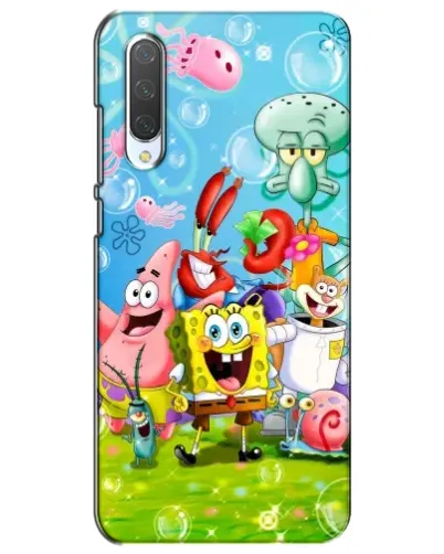 Чехол для Xiaomi Mi CC9e с картинкой «Губка Боб и друзья» Чехол для Xiaomi Mi CC9e с картинкой «Губка Боб и друзья»