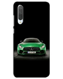 Чохол для Xiaomi Mi CC9e з картинкою «Mercedes — неоновий лого»