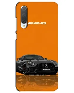 Чохол для Xiaomi Mi CC9e з картинкою «Помаранчевий Mercedes AMG»