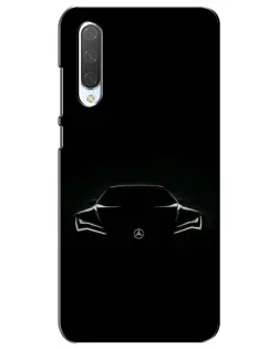 Чехол для Xiaomi Mi CC9e с картинкой «Mercedes — силуэт авто» Чехол для Xiaomi Mi CC9e с картинкой «Mercedes — силуэт авто»