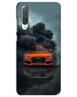 Чохол для Xiaomi Mi CC9e з картинкою «Audi у хмарах диму»