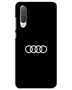 Чохол для Xiaomi Mi CC9e з картинкою «Audi White Logo»