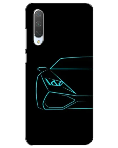 Чохол для Xiaomi Mi CC9e з картинкою «Блакитний силует Lamborghini» Чохол для Xiaomi Mi CC9e з картинкою «Блакитний силует Lamborghini»