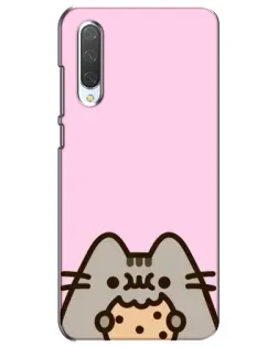 Чохол для Xiaomi Mi CC9e з картинкою «Pusheen та печиво»