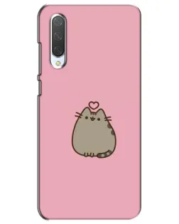 Чохол для Xiaomi Mi CC9e з картинкою «Pusheen серце»