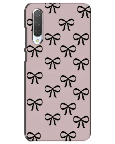 Чехол для Xiaomi Mi CC9e с картинкой «Черные бантики» Чехол для Xiaomi Mi CC9e с картинкой «Черные бантики»