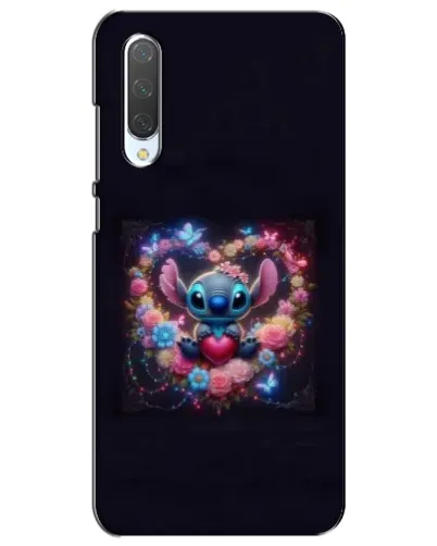 Чохол для Xiaomi Mi CC9e з картинкою «Stitch у квітах»