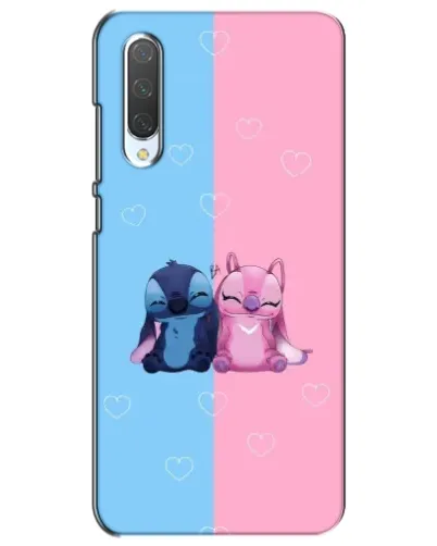 Чохол для Xiaomi Mi CC9e з картинкою «Stitch та Angel Love»