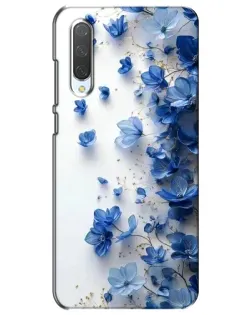 Чехол для Xiaomi Mi CC9e с картинкой «Голубой цветочный каскад» Чехол для Xiaomi Mi CC9e с картинкой «Голубой цветочный каскад»