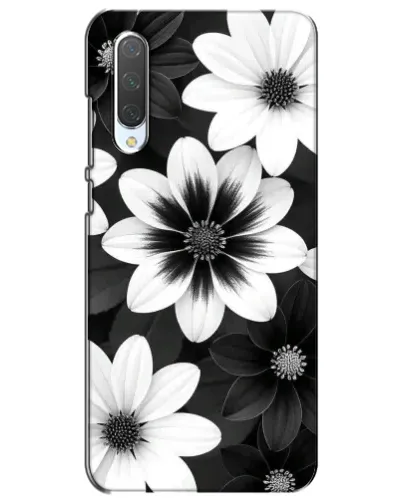 Чехол для Xiaomi Mi CC9e с картинкой «Монохромные астры» Чехол для Xiaomi Mi CC9e с картинкой «Монохромные астры»