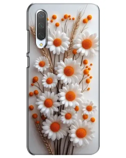 Чехол для Xiaomi Mi CC9e с картинкой «Белые сухоцветы» Чехол для Xiaomi Mi CC9e с картинкой «Белые сухоцветы»