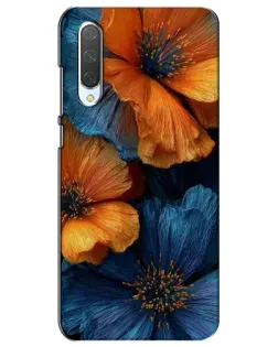 Чехол для Xiaomi Mi CC9e с картинкой «Яркая сине-оранжевая флора» Чехол для Xiaomi Mi CC9e с картинкой «Яркая сине-оранжевая флора»