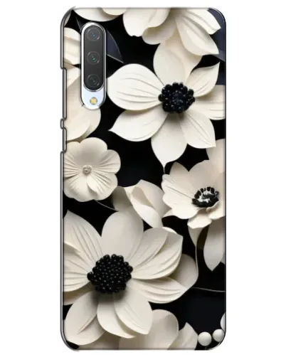 Чехол для Xiaomi Mi CC9e с картинкой «Объемные белые цветы» Чехол для Xiaomi Mi CC9e с картинкой «Объемные белые цветы»