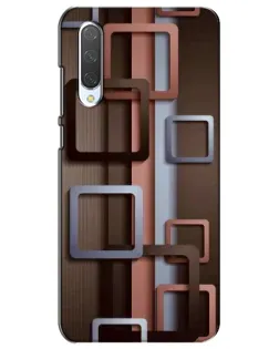 Чохол для Xiaomi Mi CC9e з картинкою «Коричневі об'ємні квадрати» Чохол для Xiaomi Mi CC9e з картинкою «Коричневі об'ємні квадрати»