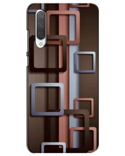 Чохол для Xiaomi Mi CC9e з картинкою «Коричневі об'ємні квадрати» Чохол для Xiaomi Mi CC9e з картинкою «Коричневі об'ємні квадрати»