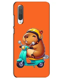 Чохол для Xiaomi Mi CC9e з картинкою «Капібара на скутері» Чохол для Xiaomi Mi CC9e з картинкою «Капібара на скутері»