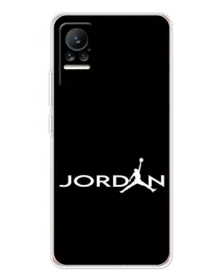 Чехол для Xiaomi Civi 1S с картинкой «Jordan White Logo»