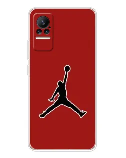 Чехол для Xiaomi Civi 1S с картинкой «Jordan Red Back»