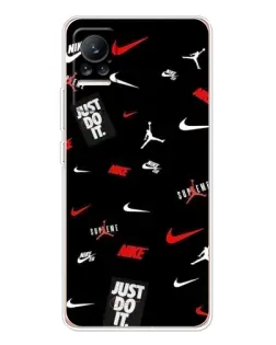 Чехол для Xiaomi Civi 1S с картинкой «Nike Mix Pattern»