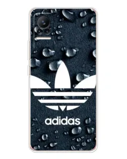 Чехол для Xiaomi Civi 1S с картинкой «Adidas Trefoil Blue»