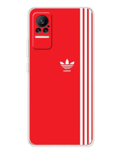 Чехол для Xiaomi Civi 1S с картинкой «Красный минимализм Adidas» Чехол для Xiaomi Civi 1S с картинкой «Красный минимализм Adidas»