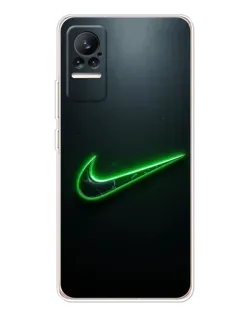 Чехол для Xiaomi Civi 1S с картинкой «Неоновый контур Nike» Чехол для Xiaomi Civi 1S с картинкой «Неоновый контур Nike»