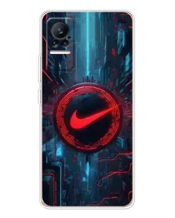 Чехол для Xiaomi Civi 1S с картинкой «Техногенный стиль Nike» Чехол для Xiaomi Civi 1S с картинкой «Техногенный стиль Nike»