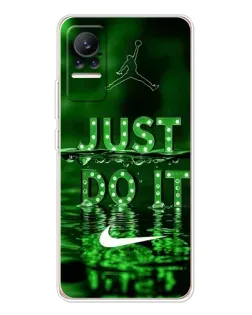 Чехол для Xiaomi Civi 1S с картинкой «Зеленый неоновый Nike» Чехол для Xiaomi Civi 1S с картинкой «Зеленый неоновый Nike»
