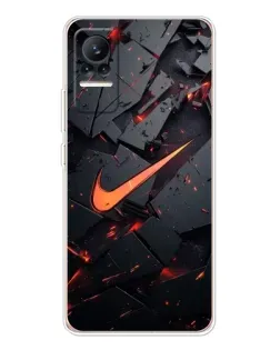 Чехол для Xiaomi Civi 1S с картинкой «Nike — эффект разломов» Чехол для Xiaomi Civi 1S с картинкой «Nike — эффект разломов»
