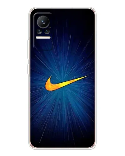 Чехол для Xiaomi Civi 1S с картинкой «Синий пульс Nike» Чехол для Xiaomi Civi 1S с картинкой «Синий пульс Nike»