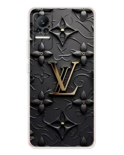 Чехол для Xiaomi Civi 1S с картинкой «Кожаная текстура LV»