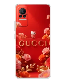 Чехол для Xiaomi Civi 1S с картинкой «Gucci — золотой сад»