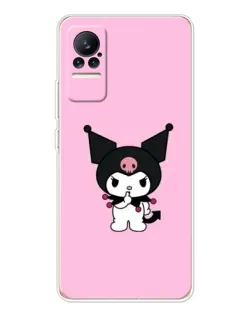 Чехол для Xiaomi Civi 1S с картинкой «Kuromi — розовая нежность»