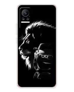 Чохол для Xiaomi Civi 1S з картинкою «BMW та лев» Чохол для Xiaomi Civi 1S з картинкою «BMW та лев»