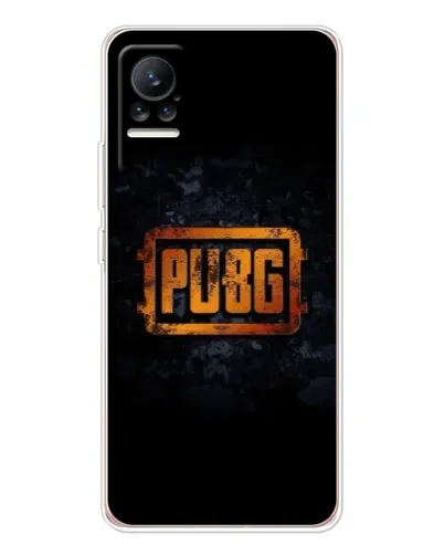 Чехол для Xiaomi Civi 1S с картинкой «PUBG — золотой логотип»