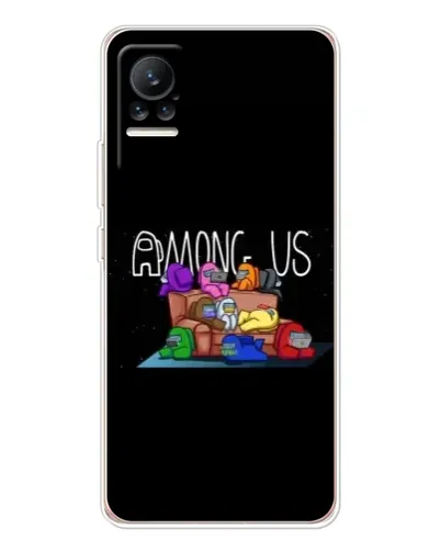 Чехол для Xiaomi Civi 1S с картинкой «Логотип Among Us»